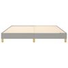vidaXL Box Spring Bed Frame Light Grey Super King Fabric (UK/IE/FI/NO only)