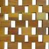 vidaXL Bath Mat Acacia Wood 80x50 cm Mosaic