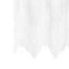 vidaXL Lace Curtain with Curtains Floral White 300 x 750 cm Polyester