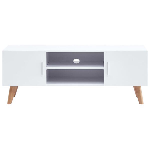 vidaXL TV Cabinet White 120x40x46 cm MDF