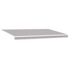 vidaXL Retractable Awning Light Grey 500 x 300 cm Fabric and Steel