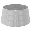 vidaXL Christmas Tree Skirt Cone-shaped Silver &Oslash; 56 x 25.5 cm Plastic