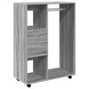 vidaXL Wardrobe Grey Sonoma 80x40x110 cm Engineered Wood