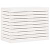 vidaXL Laundry Basket White 88.5x44x66 cm Solid Wood Pine