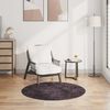 vidaXL Rug Washable &phi;120 cm Anthracite