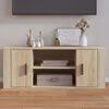 vidaXL TV Cabinet Sonoma Oak 100x35x40 cm Engineered Wood
