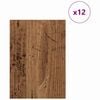 vidaXL Decor Panels 12 pcs Old Wood 21 x 30 x 0.27 cm Engineered Wood