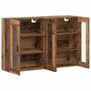 vidaXL Wall Mounted Cabinets 2 pcs Old wood 69.5 x 34 x 90 cm