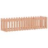 vidaXL Garden Raised Bed with Fence Design 200x50x50 cm Solid Wood Douglas