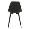 Venture Home Dining Chairs 2 pcs Polar Plastic Black