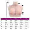 vidaXL Silicone Breastplate Caucasian H Cup