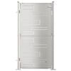 vidaXL Garden Gate 100x175 cm Stainless Steel