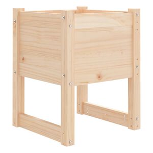 vidaXL Planter 40x40x52.5 cm Solid Wood Pine