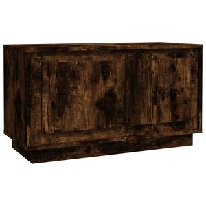 vidaXL TV Cabinet | Smoked Oak | Engineered Wood | Compact | TV Cabinet