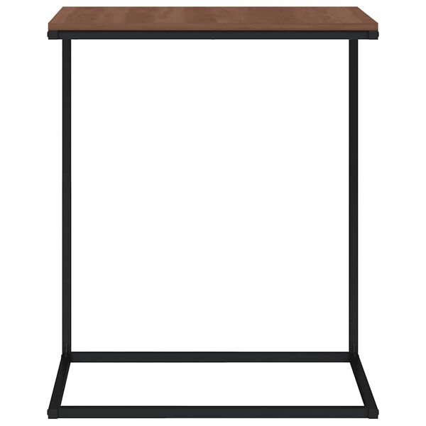 vidaXL Side Table Black 55x35x66 cm Engineered Wood