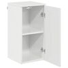 vidaXL Bathroom Cabinet with Door High Gloss White 30 x 31.5 x 61 cm