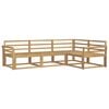 vidaXL Outdoor Sofa Set 4 pcs White 250 x 170.5 x 73 cm