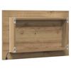 vidaXL Bathroom Mirror with LED Light Artisan Oak 60x8.5x38 cm