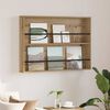 vidaXL Magazine Rack Artisan Oak 100 x 12 x 70 cm Engineered Wood