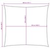 vidaXL Sunshade Sail Oxford Fabric Rectangular 2.5x3 m Beige