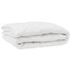 vidaXL Duvet with Pillow 3 pcs White Microfibre