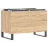 vidaXL Record Cabinet Sonoma Oak 74.5x38x48 cm Engineered Wood