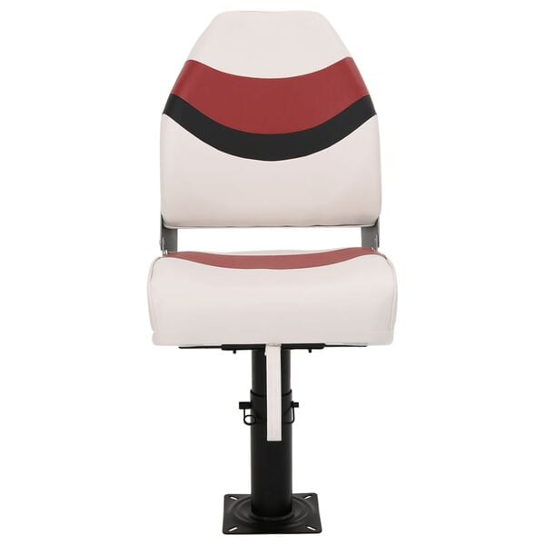vidaXL Boat Seat with Pedestal Height Adjustable 360&deg; Rotatable