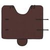 vidaXL Horse Blanket Full Dark Brown Polyester