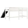 vidaXL Kids' Loft Bed without Mattress White 90x190 cm Solid Wood Pine