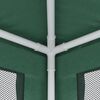 vidaXL Party Tent with 10 Mesh Sidewalls Green 3x12 m HDPE