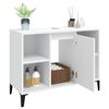vidaXL Sink Cabinet White 80x33x60 cm Engineered Wood