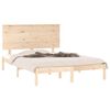 vidaXL Bed Frame without Mattress 140x190 cm Solid Wood Pine
