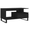 vidaXL Coffee Table Black 90x49x45 cm Engineered Wood