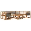 vidaXL Outdoor Sofa Set 6 pcs Natural Solid Acacia Wood