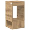 vidaXL End Table Artisan Oak 30 x 30 x 56 cm Engineered Wood