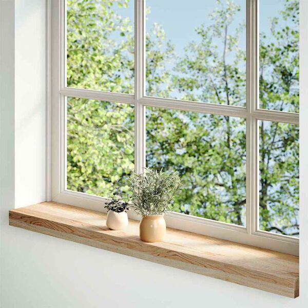 vidaXL Window Sills 2 pcs&nbsp;Untreated 100x15x2 cm Solid Wood Oak