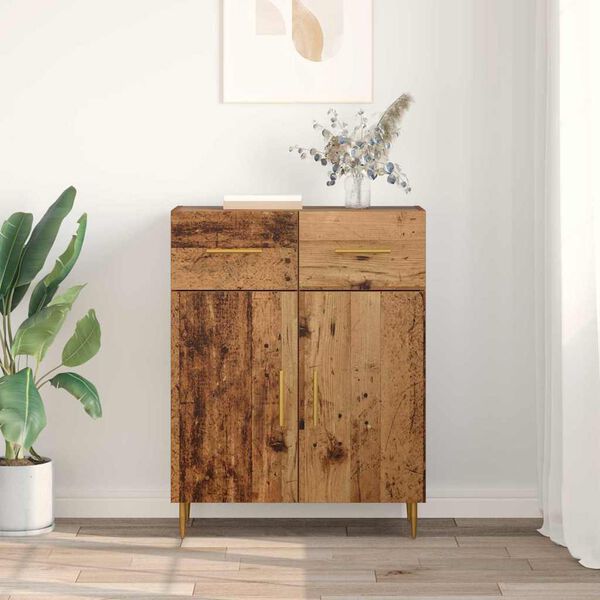 vidaXL Sideboard Old Wood 69.5 x 34 x 90 cm Engineered Wood