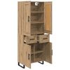 vidaXL Highboard Artisan Oak 69.5 x 34 x 180 cm Engineered Wood