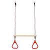 vidaXL Trapeze Swing Bar with Rings