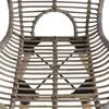 vidaXL Dining Chairs 6 pcs Brown Natural Rattan