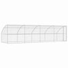 vidaXL Dog Kennel 4 pcs Silver 8 x 2 x 2 m Galvanised steel