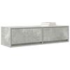 vidaXL TV Cabinet Concrete grey 100 x 31 x 25.5 cm Engineered wood