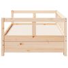 vidaXL Daybed without Mattress 90x200 cm Solid Wood Pine