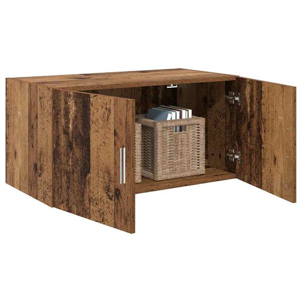 vidaXL Wall Cabinet Old wood 80 x 42.5 x 40 cm Engineered wood