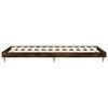 vidaXL Bed Frame without Mattress Smoked Oak 90x200 cm Engineered Wood