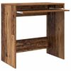 vidaXL Desk with Drawer Old Wood 77.5 x 43 x 79 cm Engineered Wood