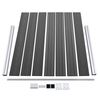 vidaXL Fence Panel Set WPC 699x146 cm Black