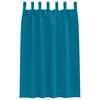 vidaXL Blackout Curtains with Rings 2 pcs Turquoise 175 x 140 cm