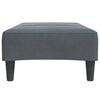 vidaXL Footstool Dark Grey 77x55x31 cm Velvet