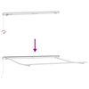 vidaXL Retractable Awning Retractable Red and White 300 x 250 cm